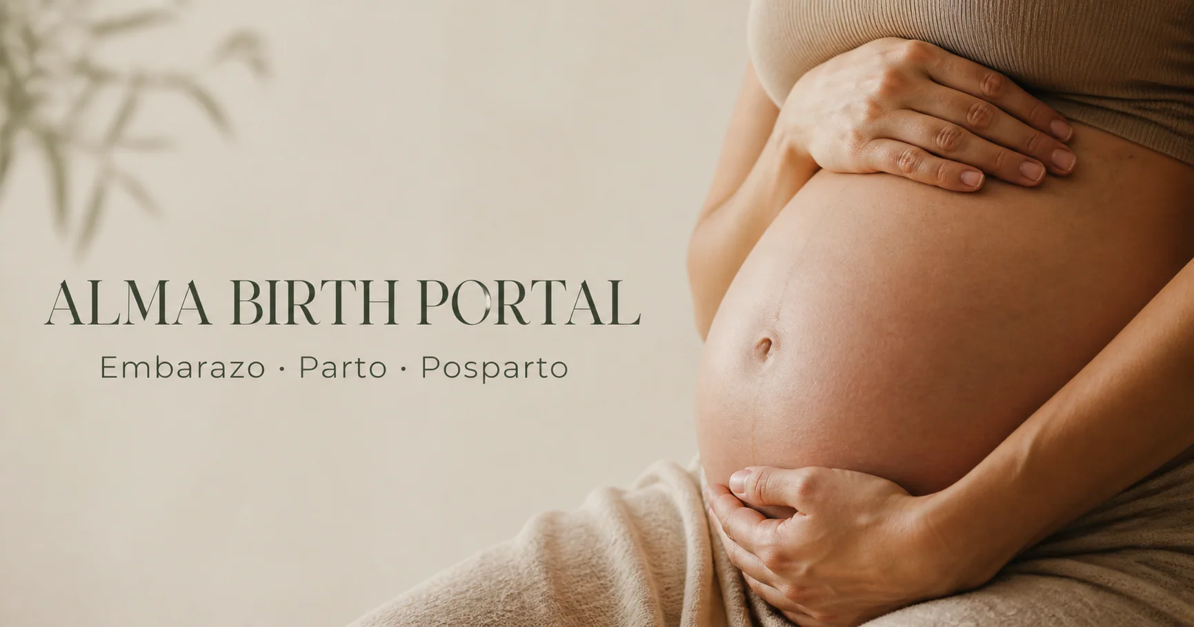 Identidad editorial de Alma Birth Portal